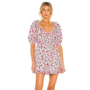 For Love and Lemons Petal Mini Dress NWT